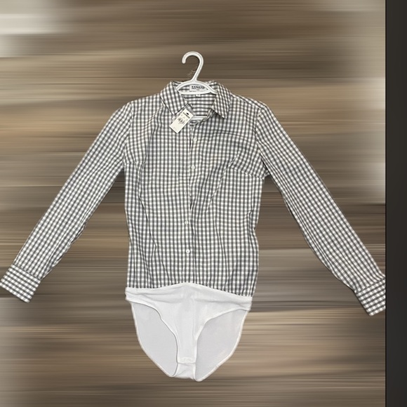 Women’s express button down dress shirt collared - Picture 5 of 6